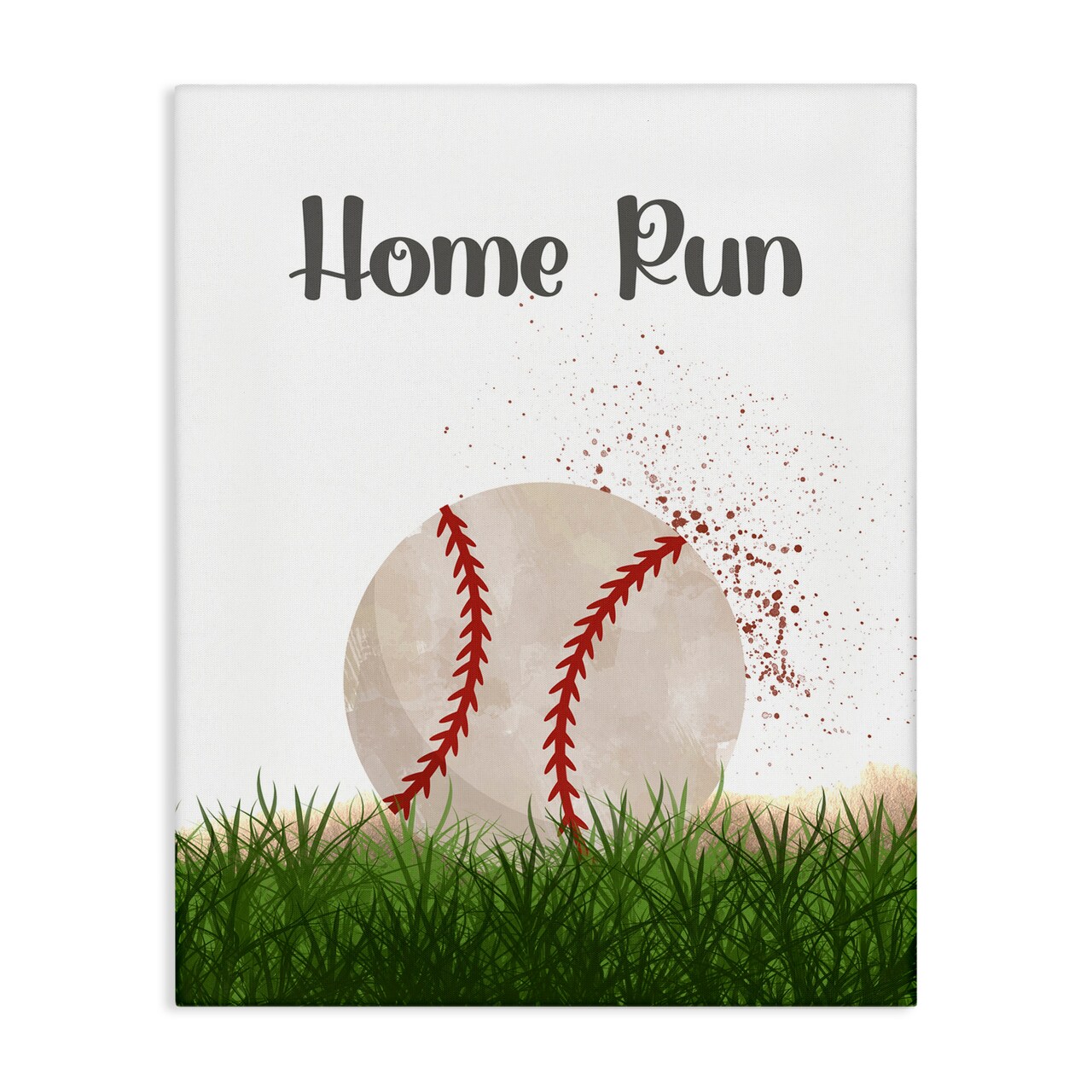 Stupell Industries Have A Ball Home Run Canvas, design by Christine Simpson Art